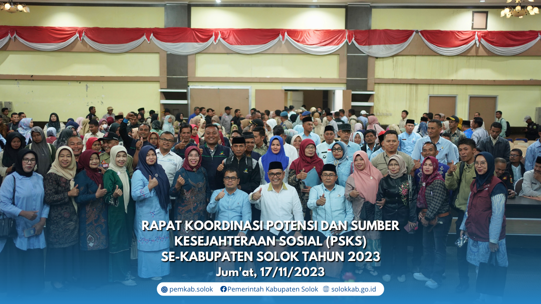 Pemkab Solok Gelar Rakor PSKS se-Kabupaten Solok Tahun 2023