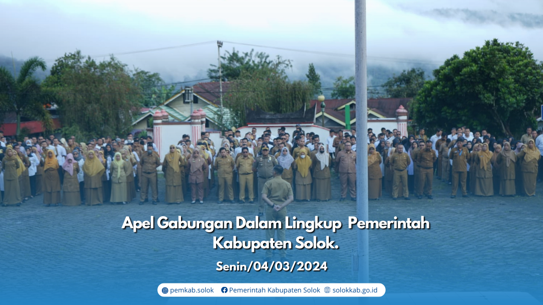 Apel Gabungan Pemerintah Kabupaten Solok.