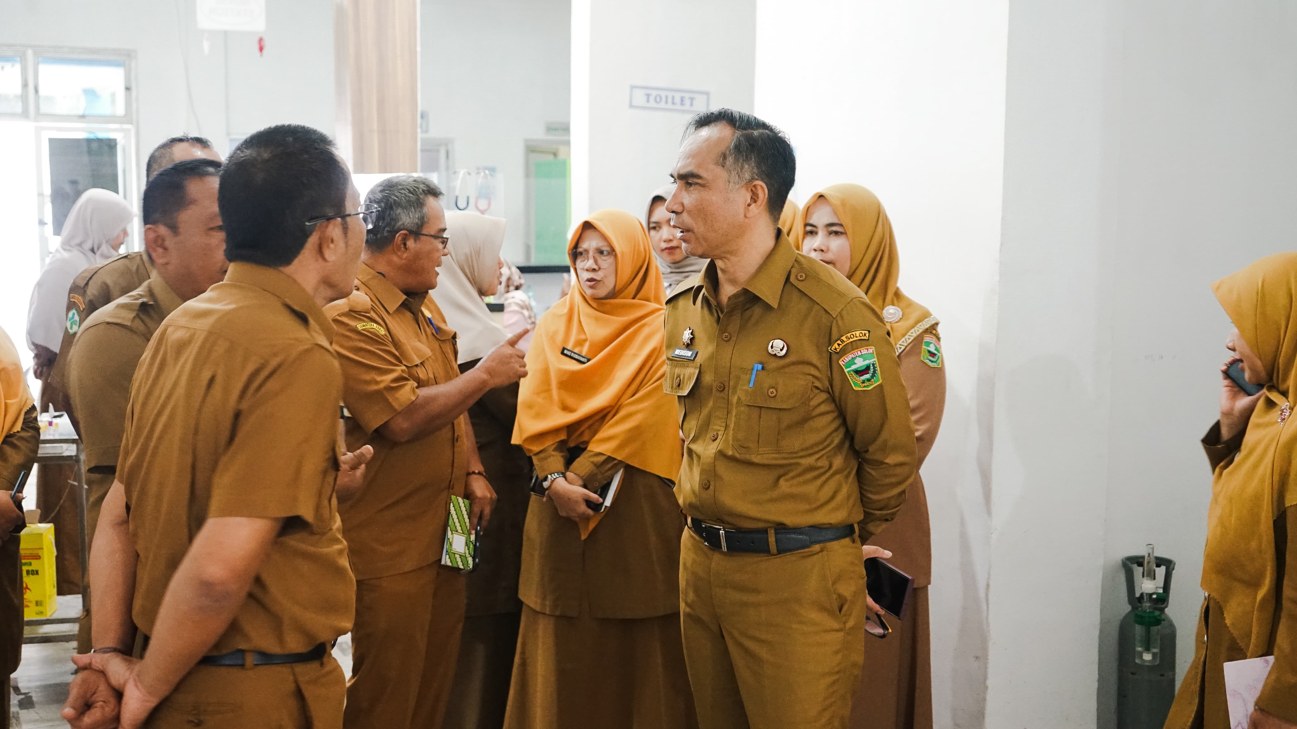 Guna Tingkatkan Kualitas Pelayanan, Sekda Medison Sidak RSUD Arosuka