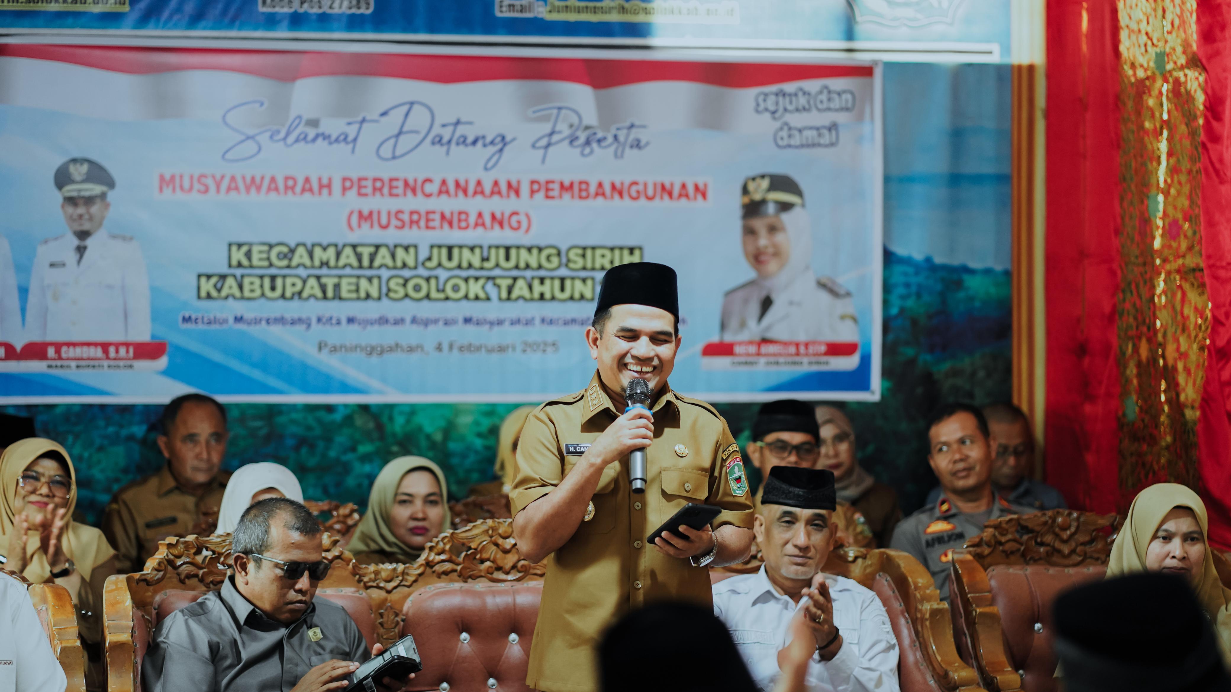 Musrenbang Kecamatan Junjung Sirih 2025: Fokus pada Pembangunan Prioritas