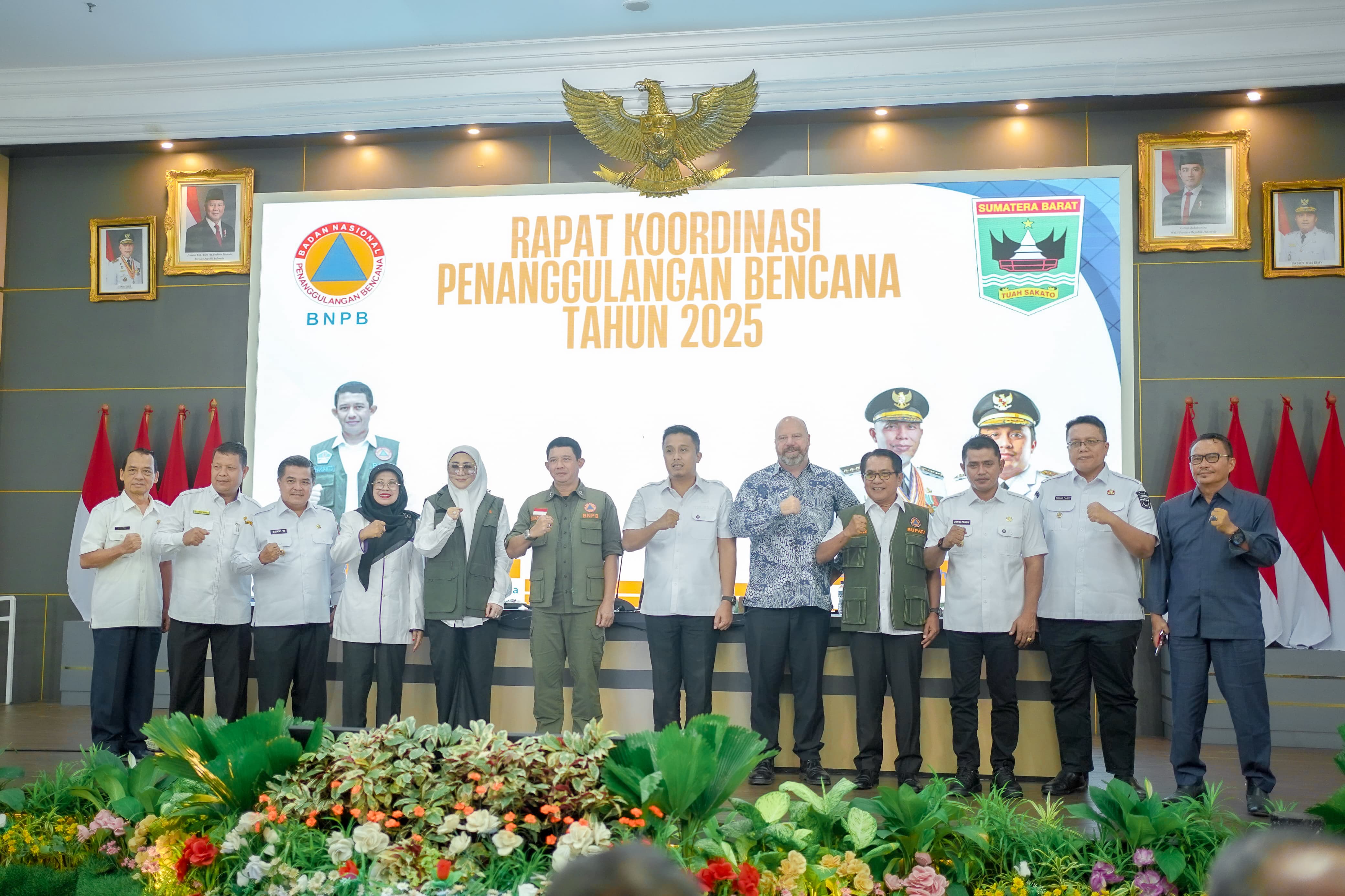 Bupati Solok Ikuti Rapat Koordinasi Penanggulangan Bencana Tahun 2025