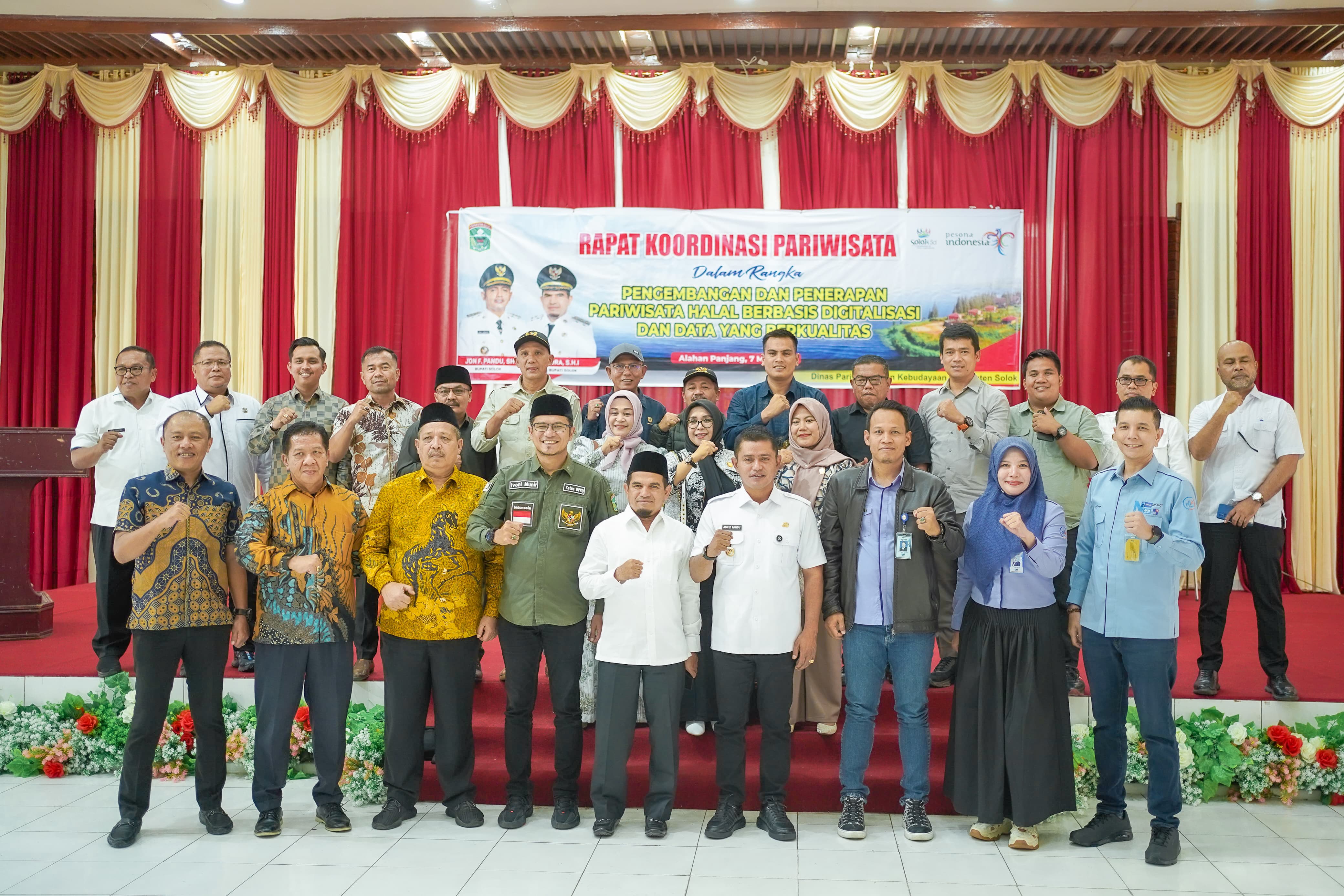 PEMERINTAH KABUPATEN SOLOK GELAR RAKOR PENGEMBANGAN WISATA HALAL BERBASIS DIGITALISASI DAN DATA BERKUALITAS