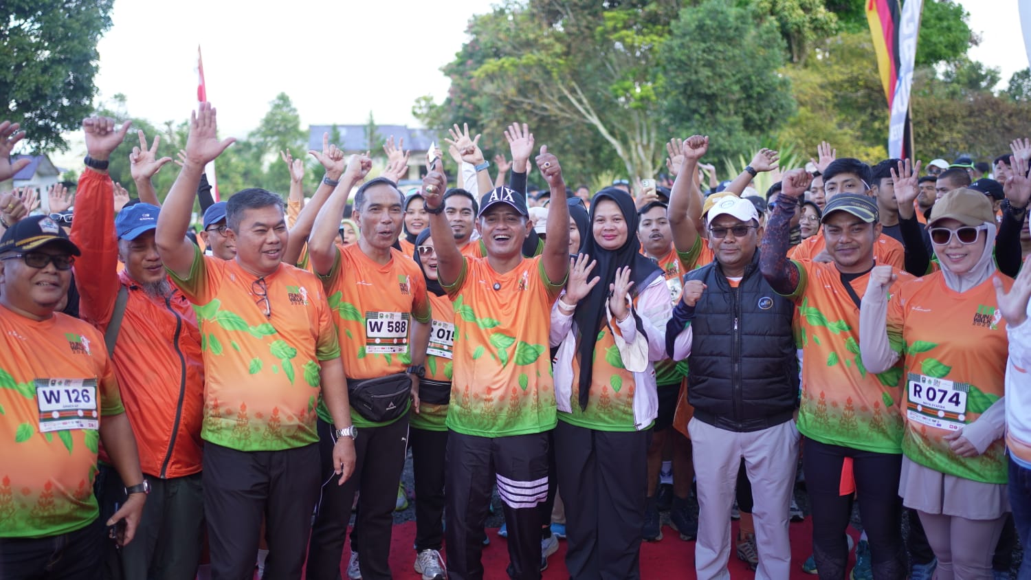 Event Tea Run & Walk 2025 di Kebun Teh Danau Kembar Berlangsung Meriah