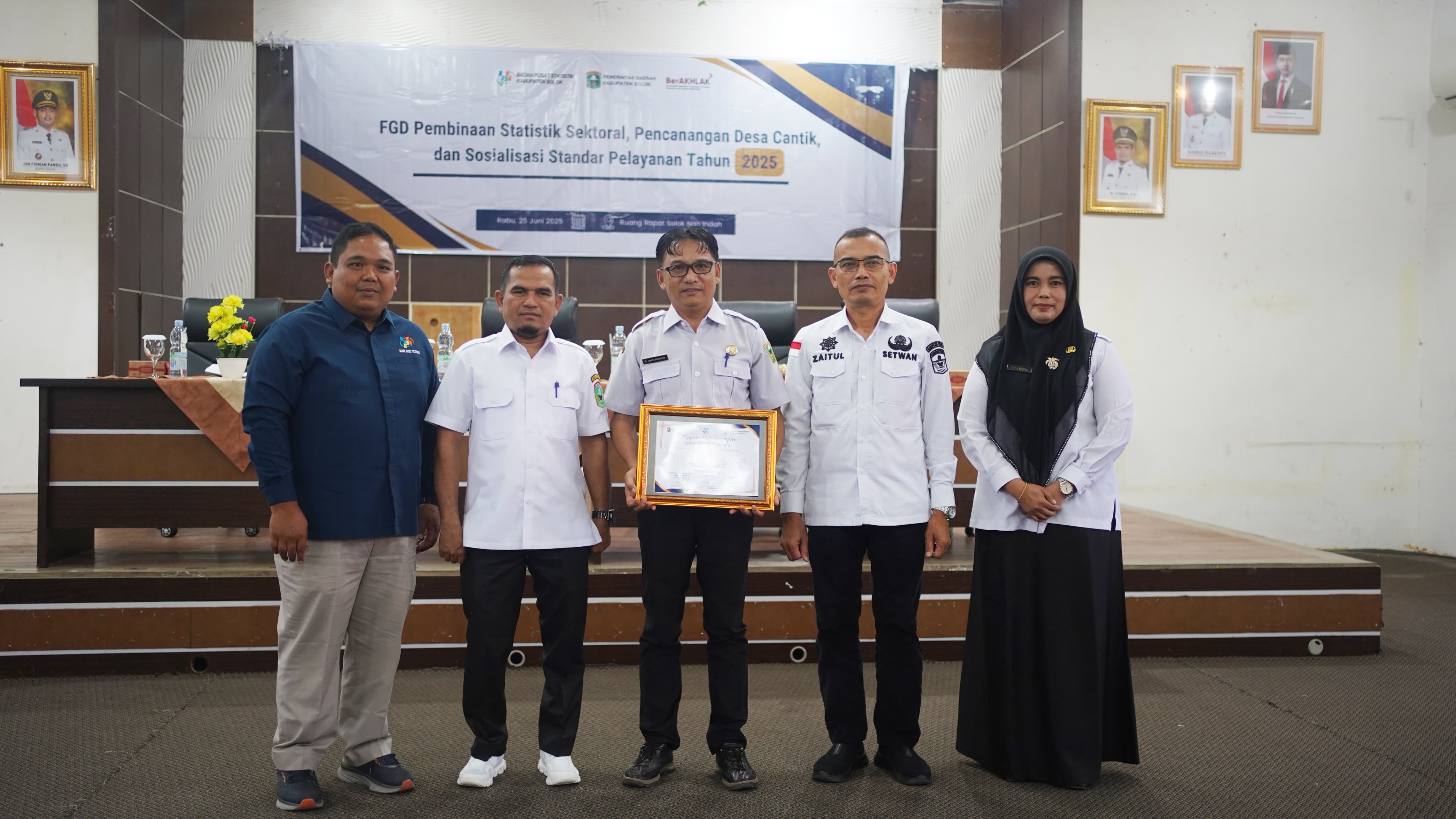 Wabup Solok H. Candra Canangkan Desa Cantik dan Tekankan Pentingnya Data Berkualitas untuk Pembangunan Solok