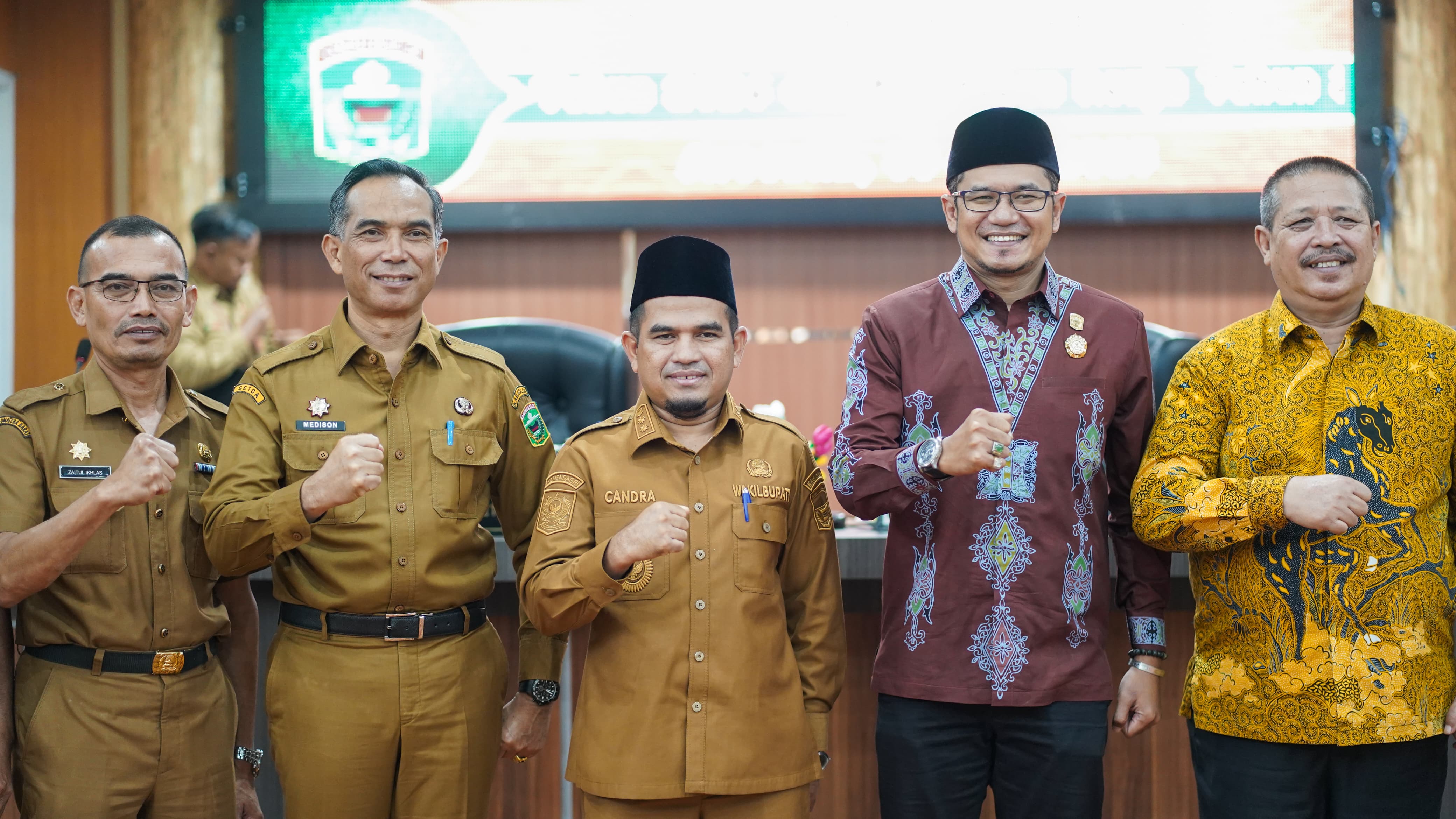 Rapat Paripurna DPRD dalam rangka Penyampaikan Pandangan Akhir Bupati Terkait Ranperda Pertanggungjawaban APBD 2024.