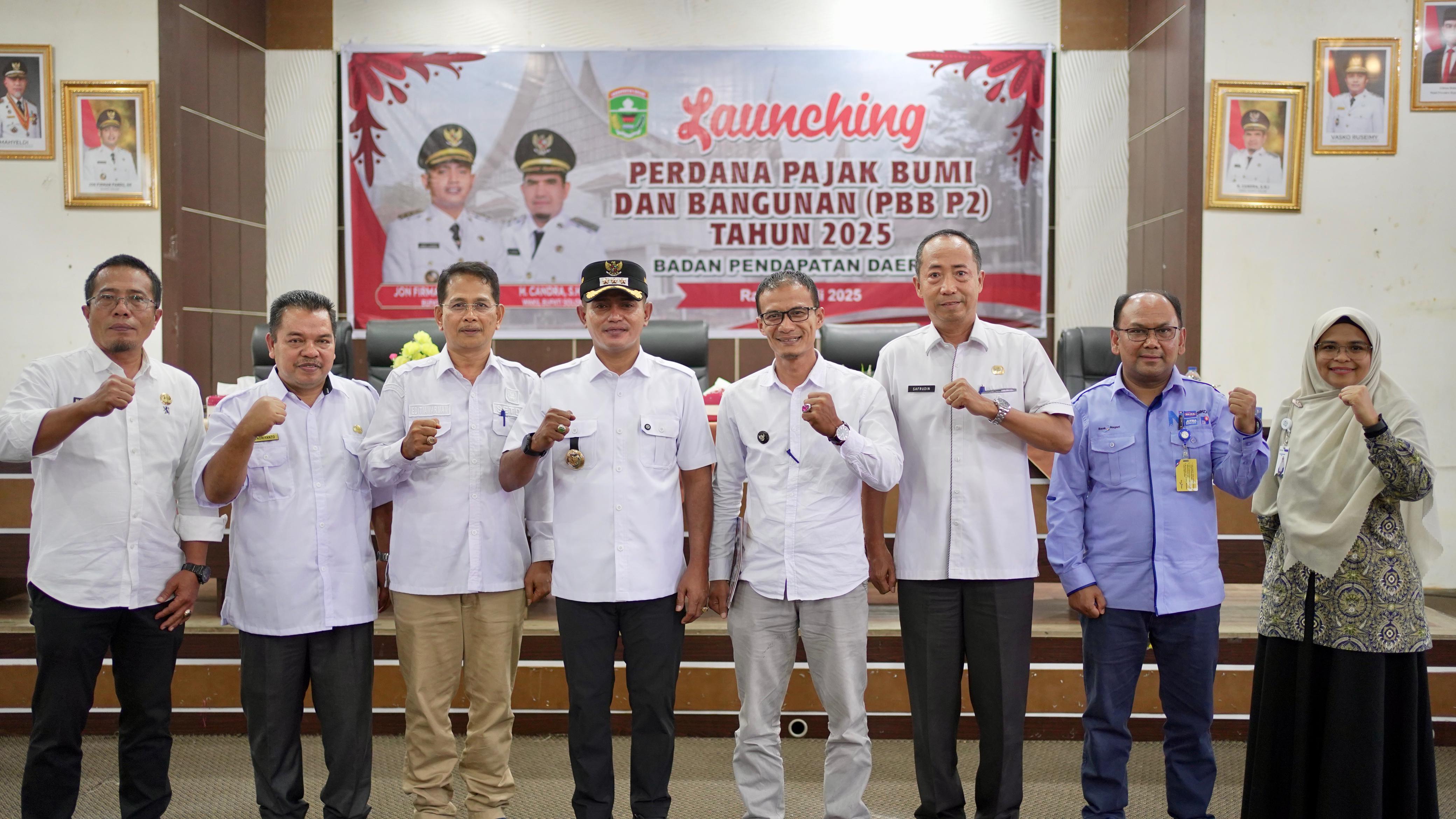 Bupati Solok Resmikan Launching Perdana Pembayaran PBB P2 Tahun 2025