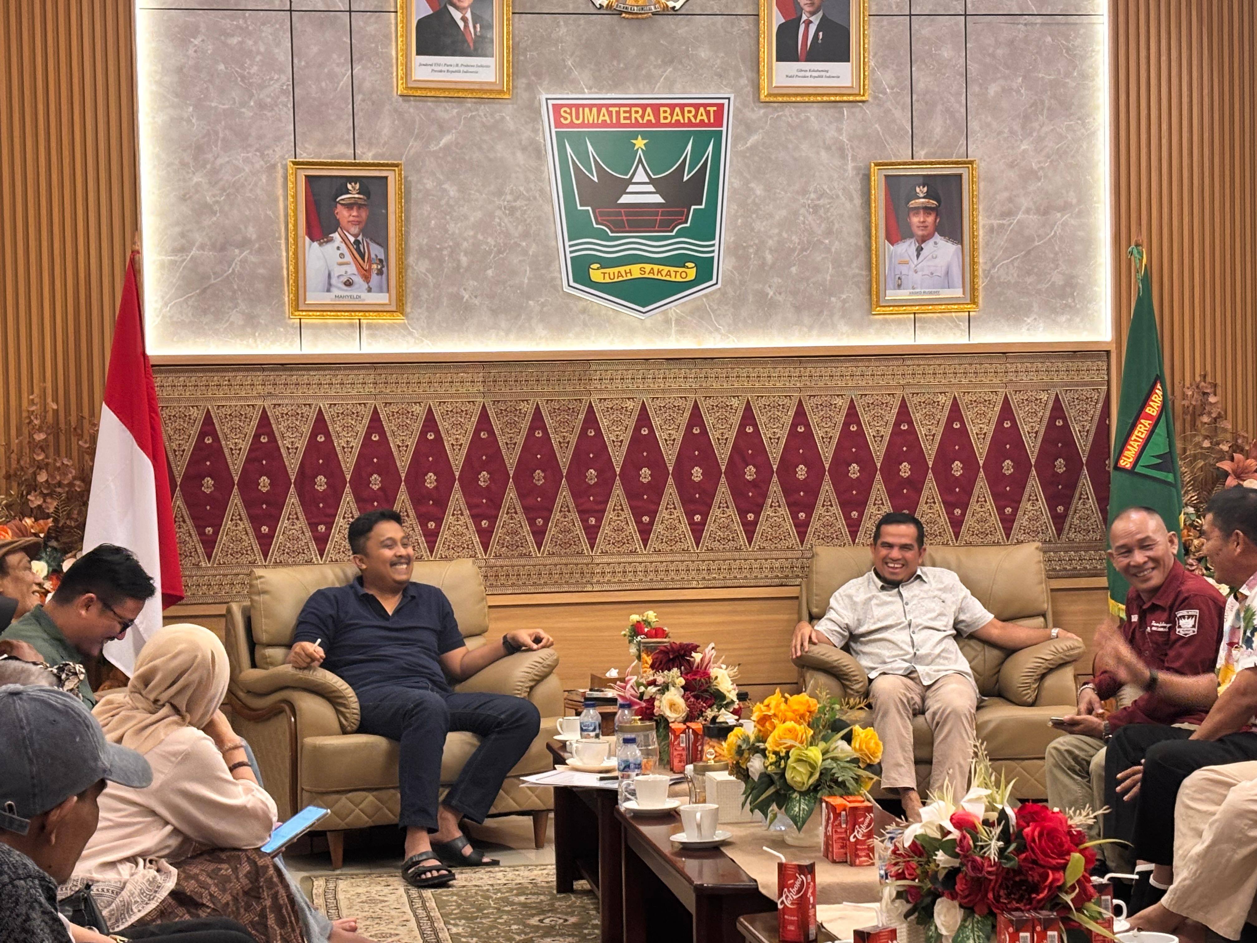 Jalin Koordinasi dengan Pemerintah Provinsi Sumbar, Pemkab Solok Harapkan Percepatan Pembangunan Sektor Unggulan