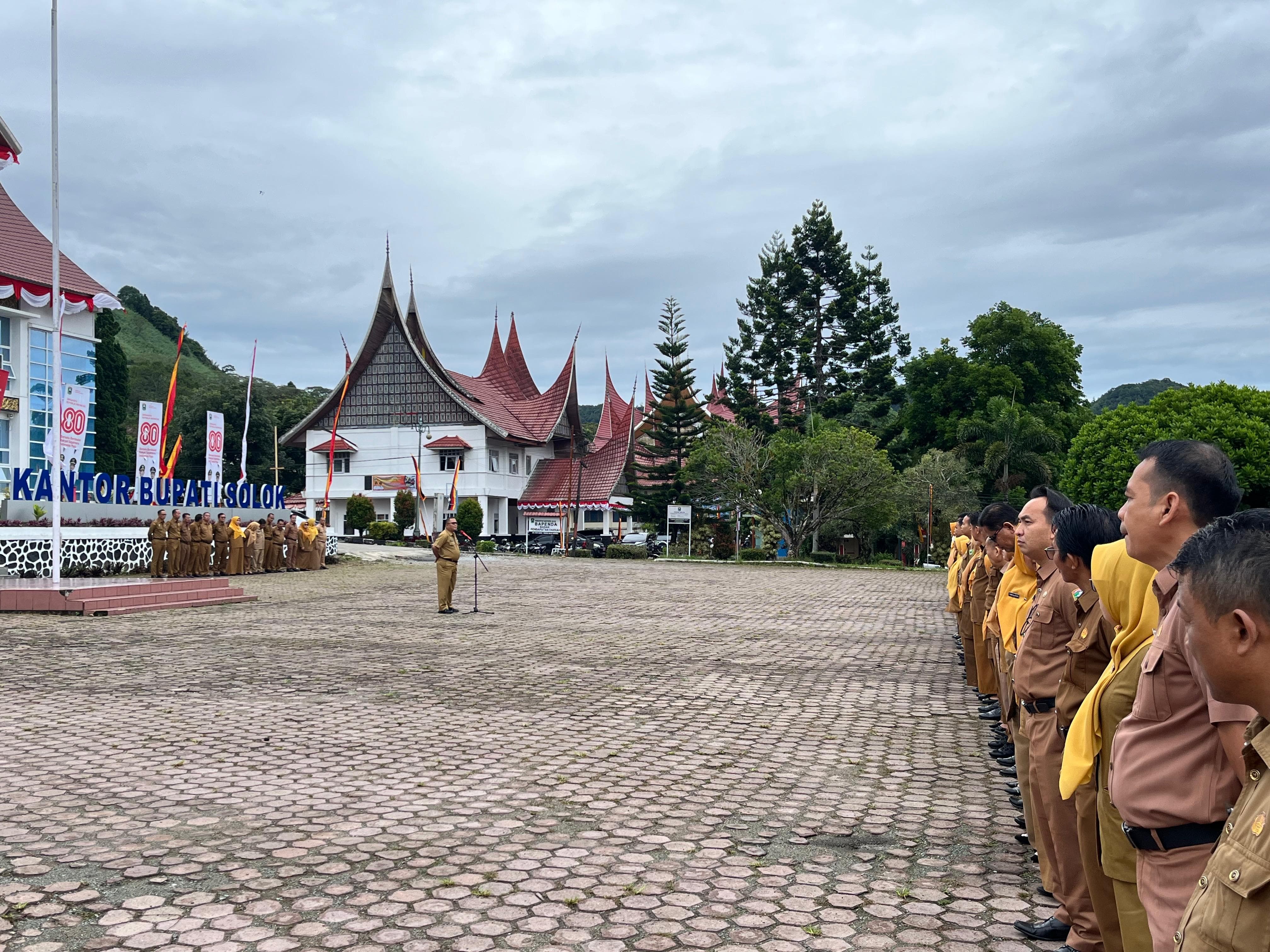 Apel Pagi di Lingkup Pemerintah Kabupaten Solok