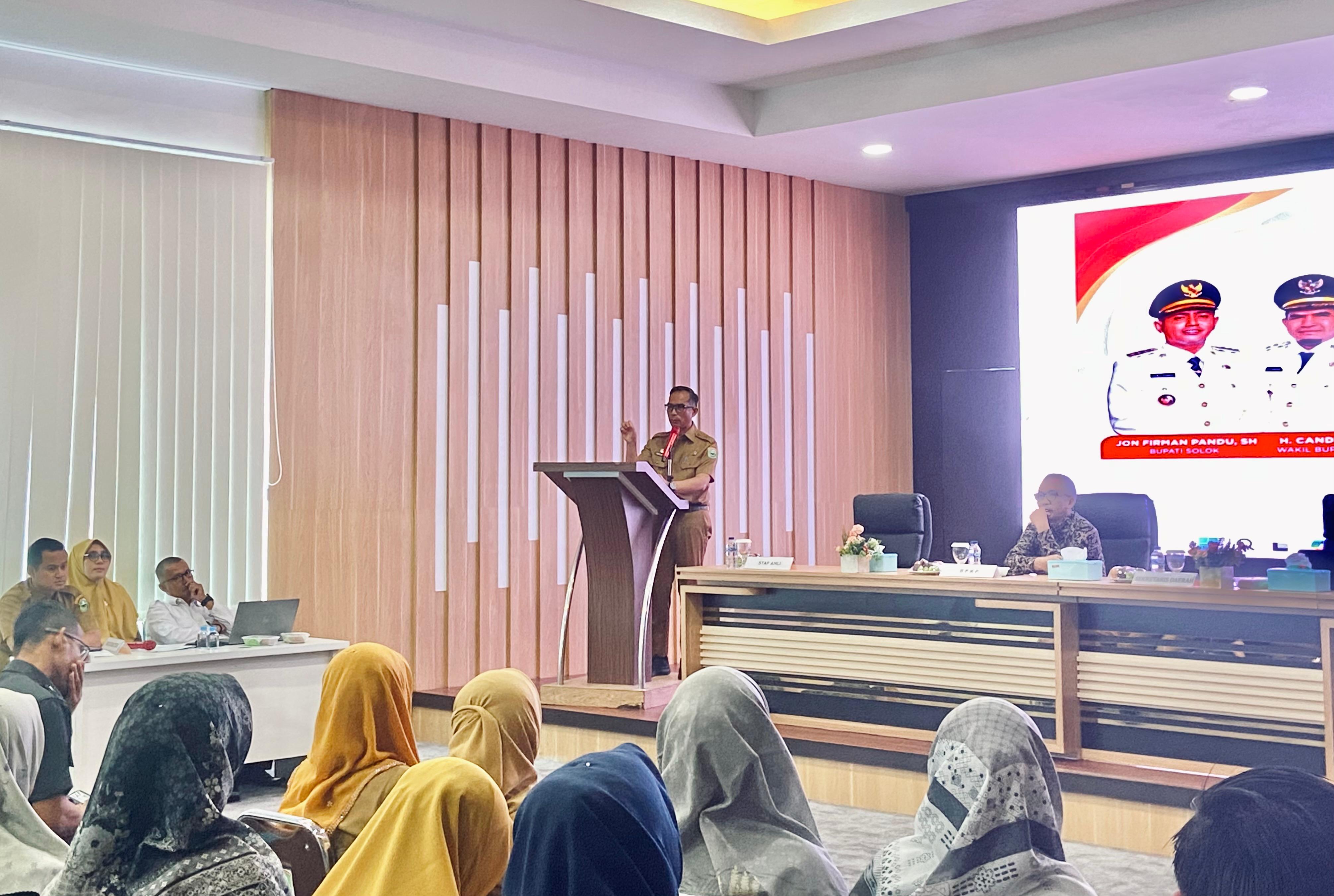 Program Revitalisasi 18 SD/SMP 2025 agar dilaksanakan Sesuai Aturan, Pemkab akan bentuk Tim pendampingan dari OPD Terkait