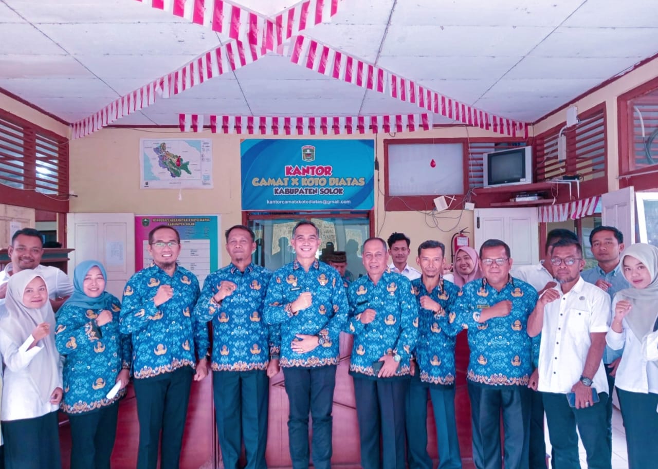 Sekda Kabupaten Solok Kunjungi Kantor Camat X Koto di Atas, Dorong Peningkatan Layanan Publik