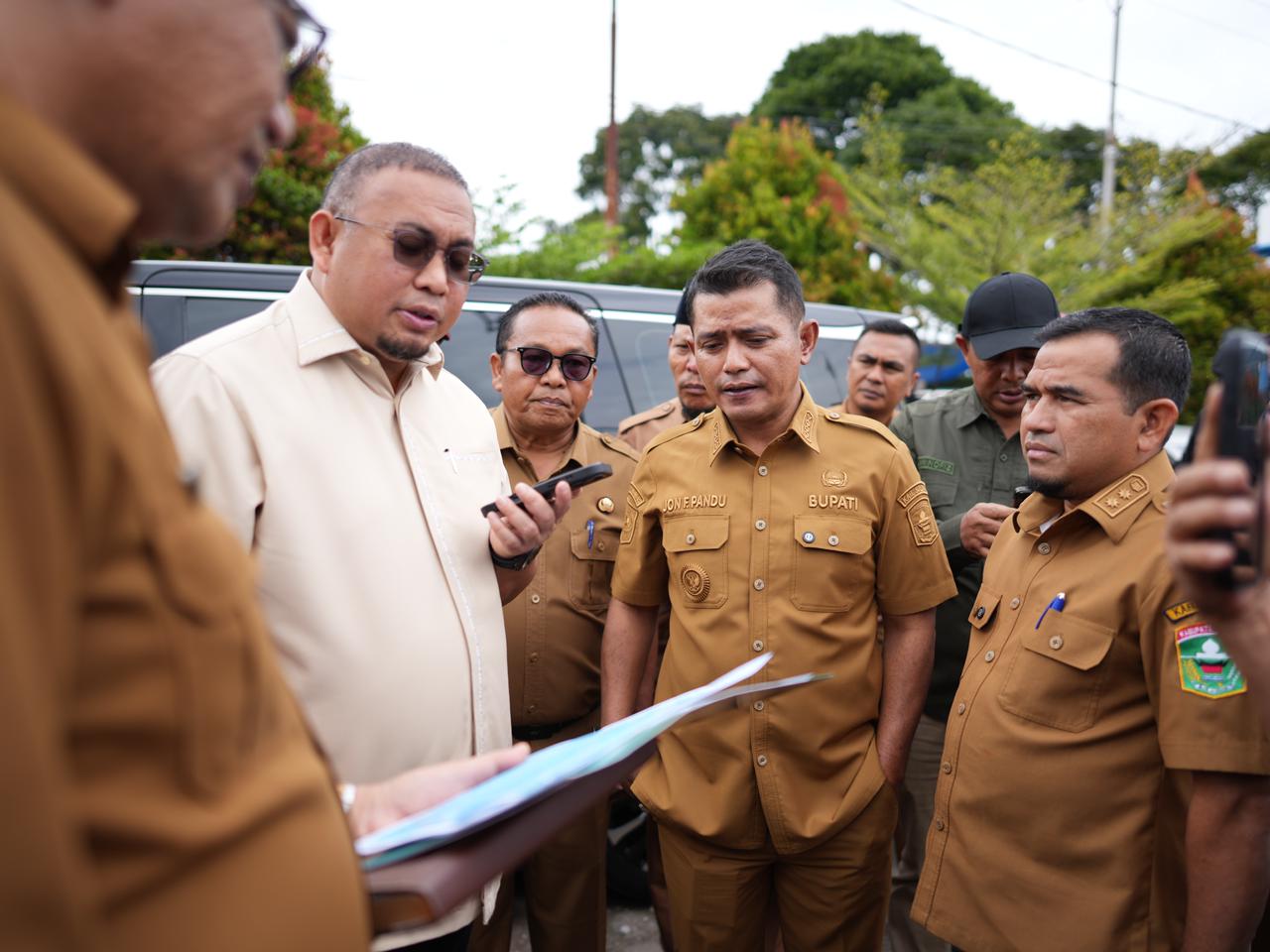 Bupati Solok dan Anggota DPR RI Andre Rosiade Tinjau Progres Perluasan Pembangunan RSUD Arosuka