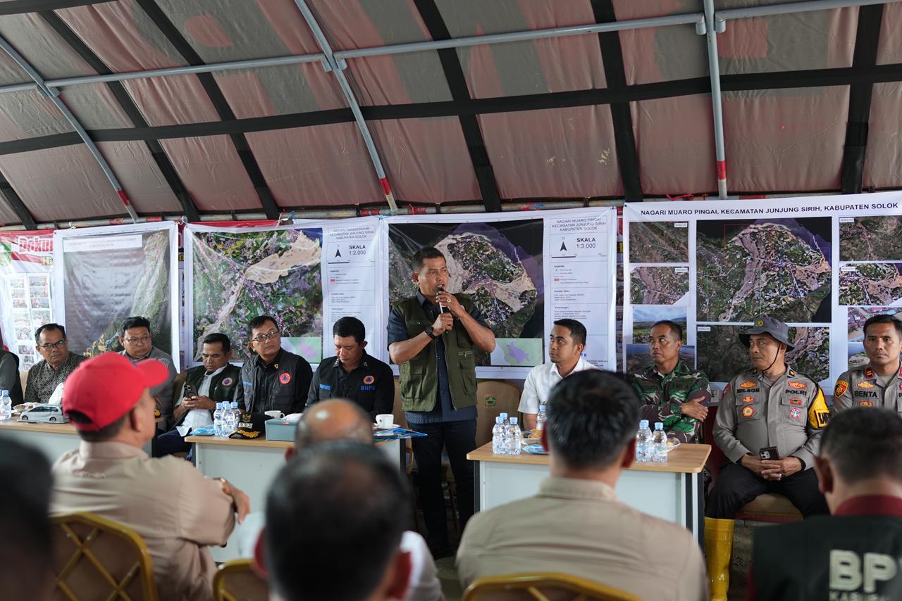 Bupati Solok Sambut Kedatangan Kepala BNPB, Perkuat Sinergi Pemulihan Pascabencana