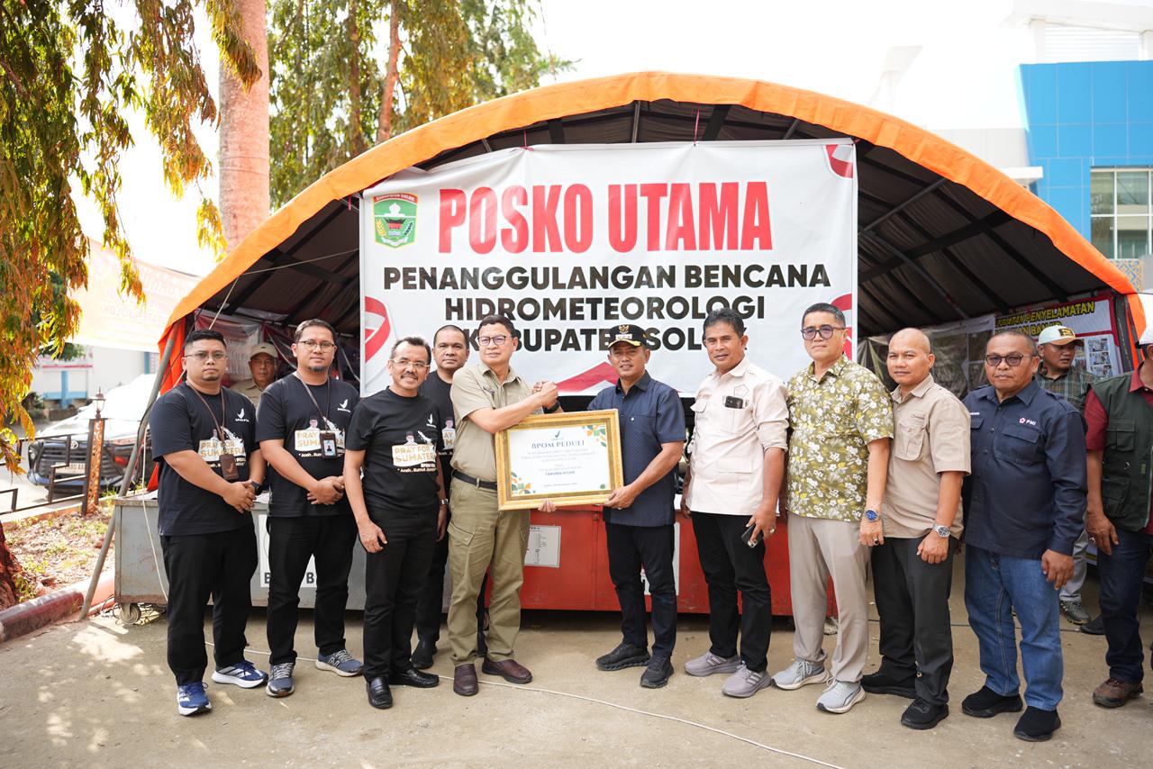 Bupati Solok Terima Kunjungan Kepala BPOM RI di Posko Utama Penanggulangan Bencana