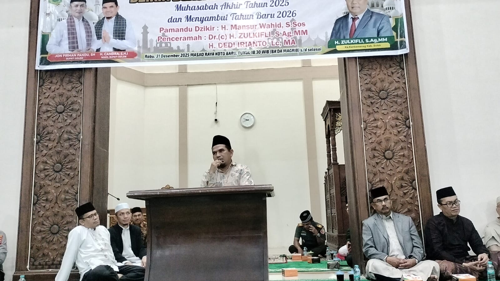 Pemkab Solok Gelar Dzikir dan Tabligh Akbar Sambut Tahun Baru 2026