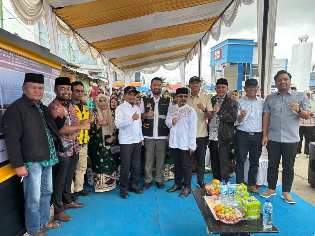 Peresmian Paket Inpres Jalan Daerah Taratak Galundi Alahan Panjang, Wujud Sinergi Pusat dan Daerah