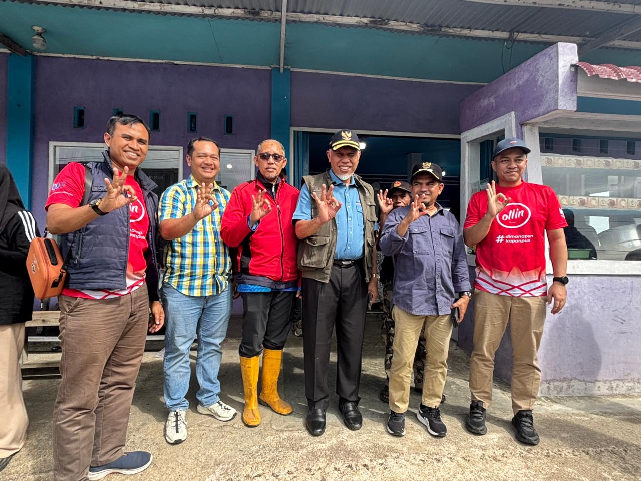 Tinjau Longsor Banda Gadang, Pemprov Sumbar Alokasikan Rp. 2 Miliar untuk Pemulihan Irigasi