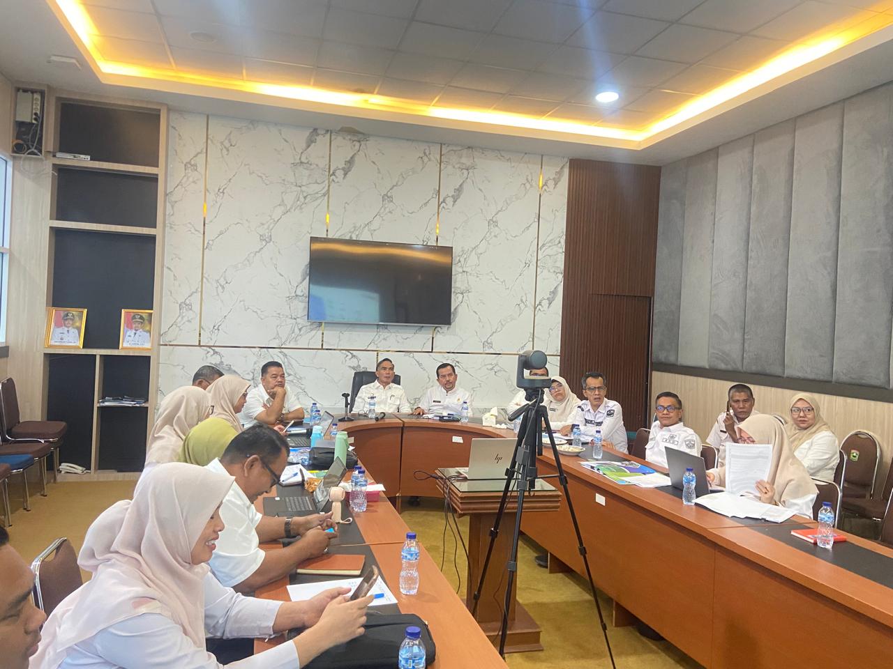 Pemerintah Kabupaten Solok Ikuti Rakor Alokasi Tambahan TKD dan Pemanfaatannya Secara Daring