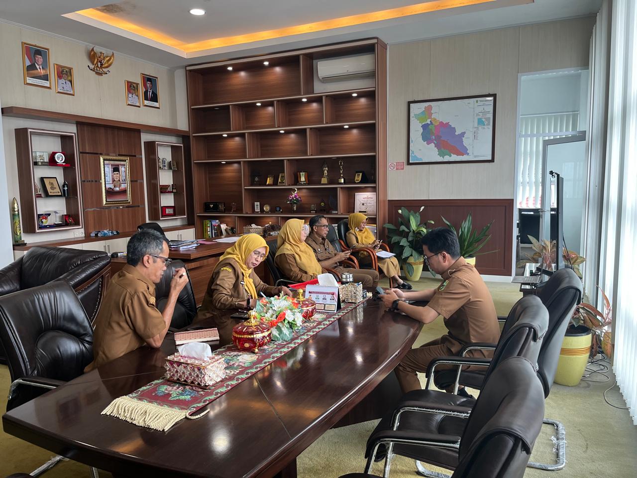 Pemkab Solok Ikuti Rapat Persiapan Peresmian Huntara di Sumatera Barat
