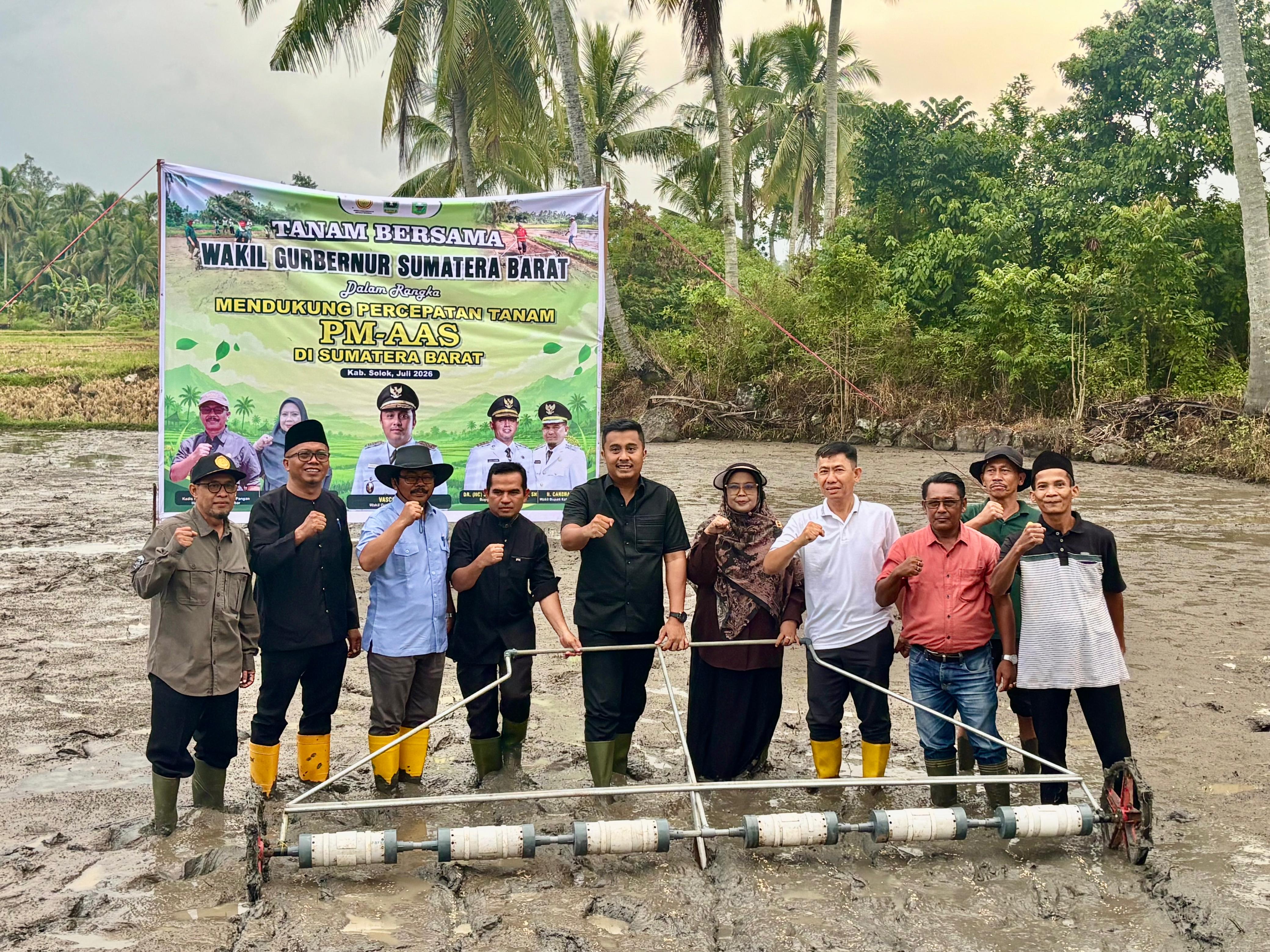 Wabup Solok H. Candra Tegaskan Komitmen Ketahanan Pangan, Kabupaten Solok Siap Jadi Percontohan Pertanian Modern di Sumbar