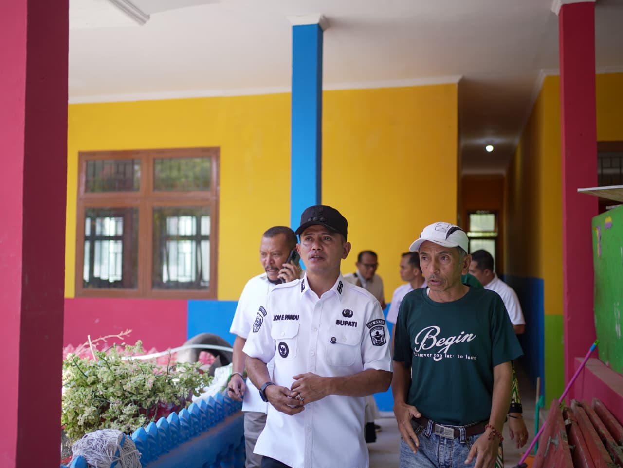 ‎Bupati Solok Tinjau Progres Revitalisasi TK Negeri 1 Kubung