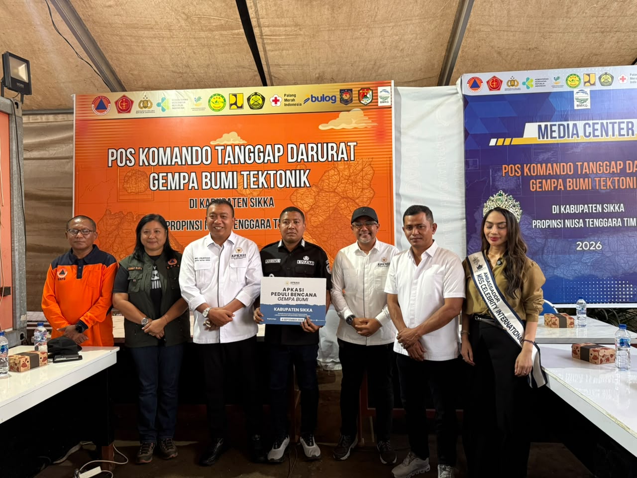 Kabupaten Solok Bersama APKASI Salurkan Bantuan Kemanusiaan untuk Korban Bencana di Kabupaten Sikka NTT